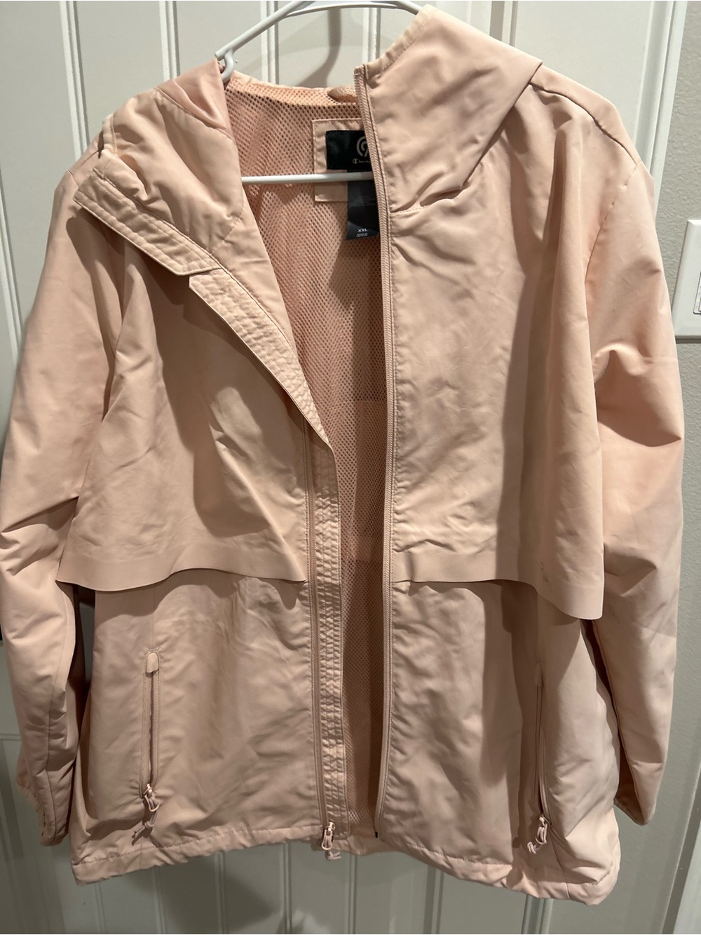 Champion Pale Pink rain coat